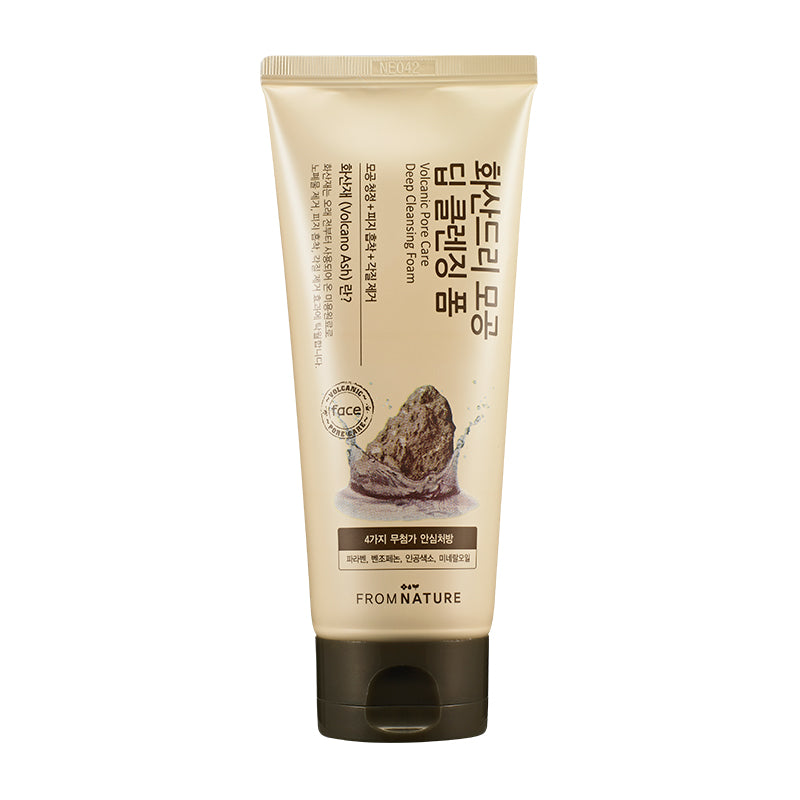 From Nature Volcanic Pore Care Deep Cleansing Foam 130g-0
