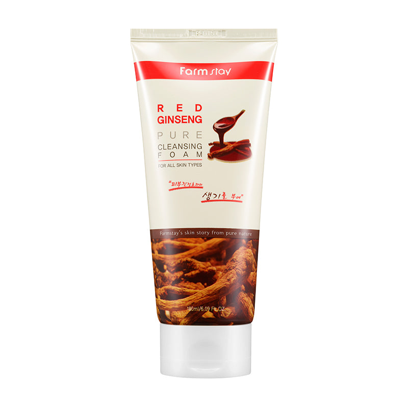 Farm stay Pure Cleansing Foam Red Ginseng 180ml-0
