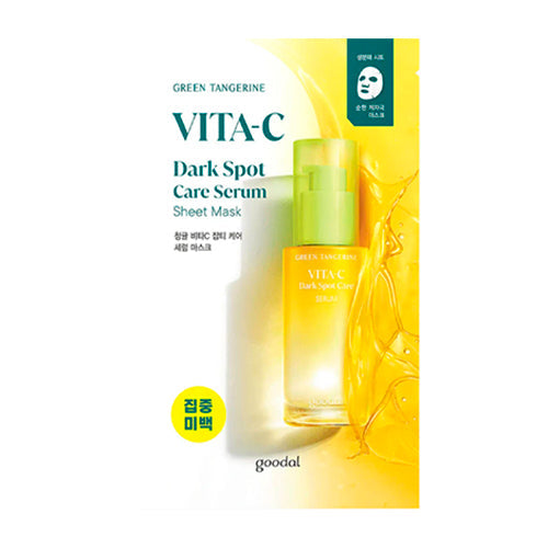 Goodal Green Tangerine Vita C Dark Spot Care Serum Sheet Mask 28g-1
