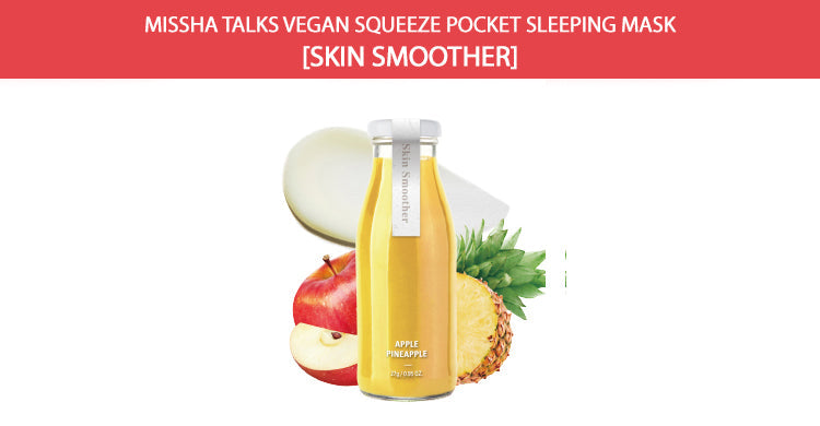MISSHA Talks Vegan Squeeze Pocket Sleeping Mask Mega Nutritious 10g-9