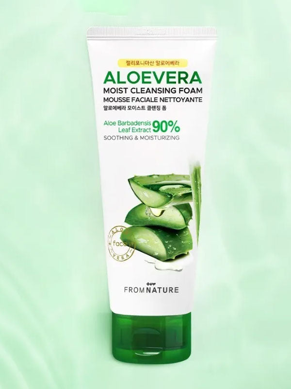 From Nature Aloevera Moist Cleansing Foam 150g-0