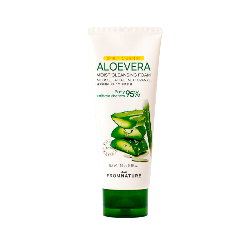 From Nature Aloevera Moist Cleansing Foam 150g-1