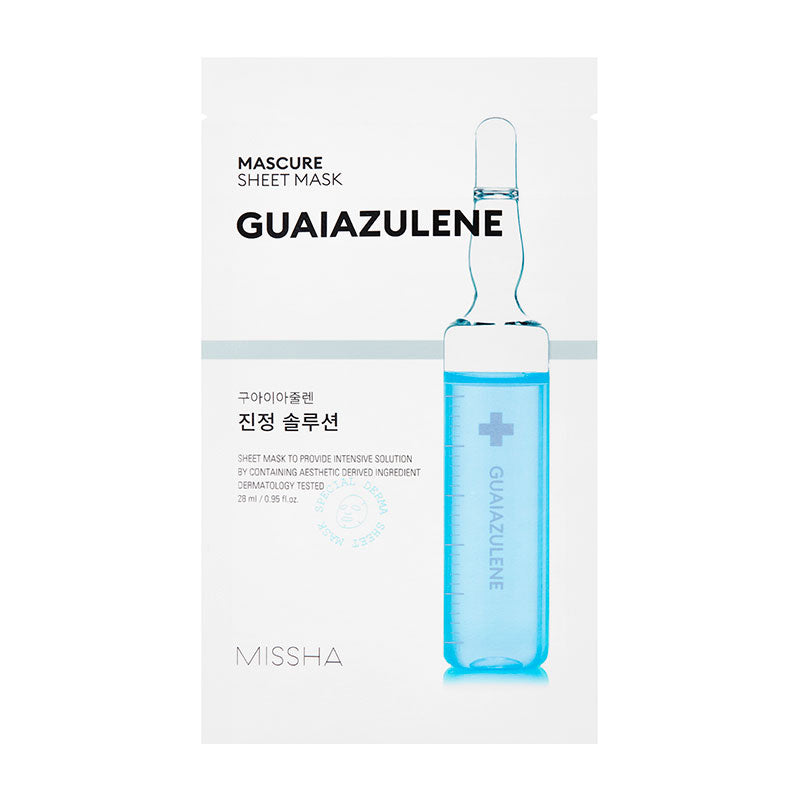 MISSHA Mascure Calming Solution Sheet Mask Guaiazulene 27ml-0