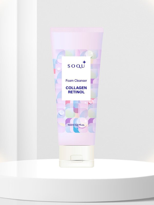 SOQU Collagen Retinol Foam Cleanser 120ml-0