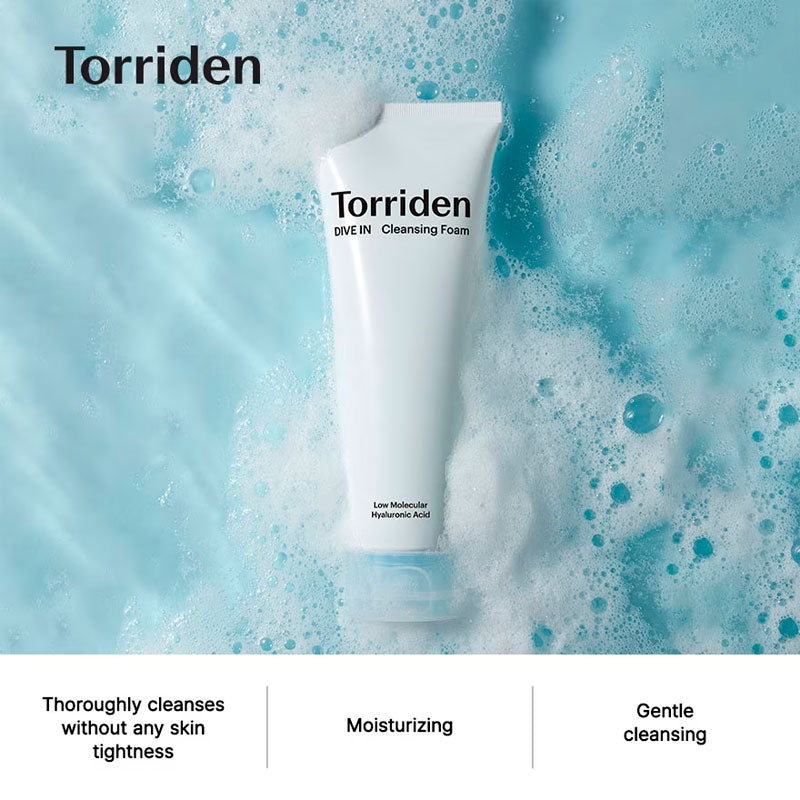 Torriden Dive-In Low Molecular Hyaluronic Acid Cleansing Foam 150ml-2