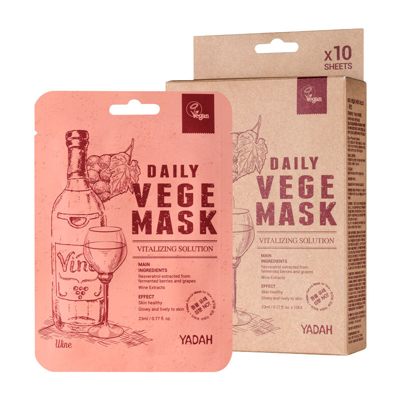 Yadah Daily Vege Mask Wine 23ml-2