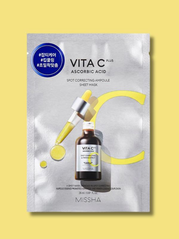 MISSHA Vita C Plus Spot Correcting Ampoule Sheet Mask 26ml-1